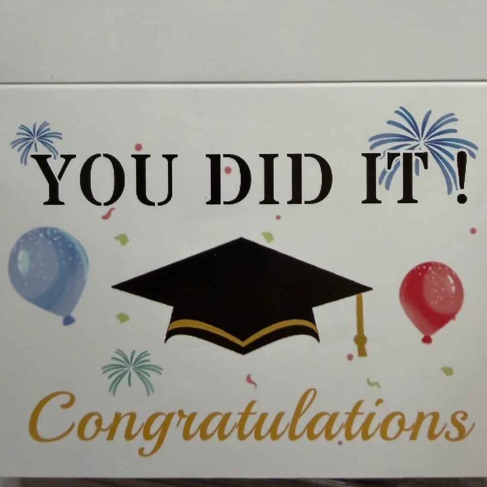 NWT Package of 15 Graduation Greeting Cards and 20 White Envelopes